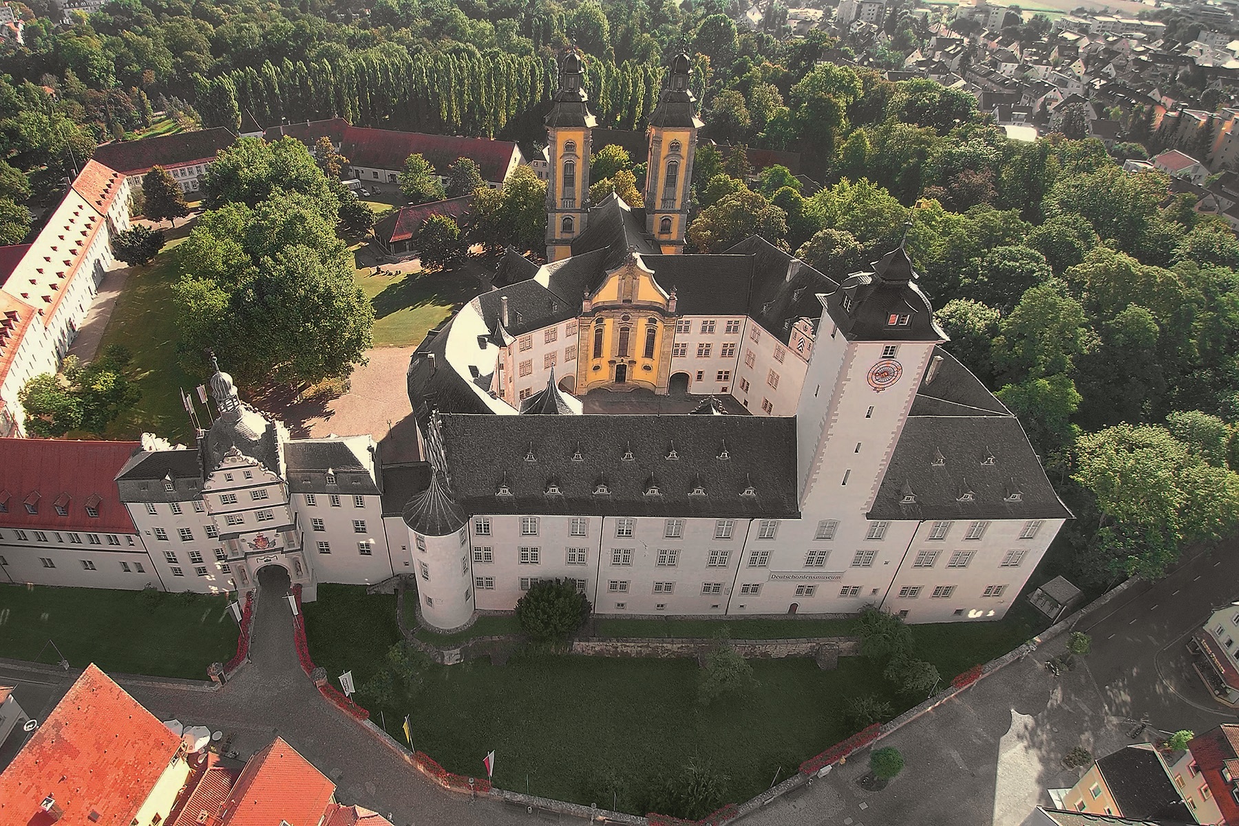 Residenzschloss Mergentheim, Luftansicht