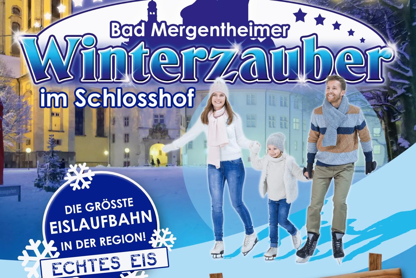 Residenzschloss Mergentheim, Werbemotiv zu "Winterzauber im Schlosshof"