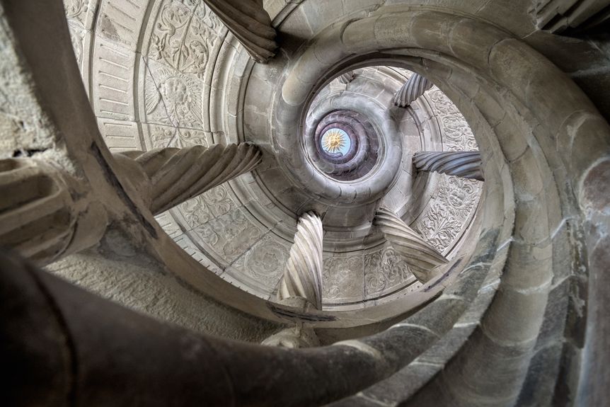 Residenzschloss Mergentheim, Innen, Berwarttreppe