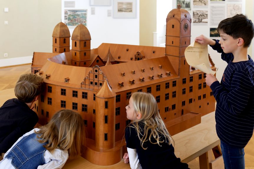 Residenzschloss Mergentheim, Kinder, Schlossmodell