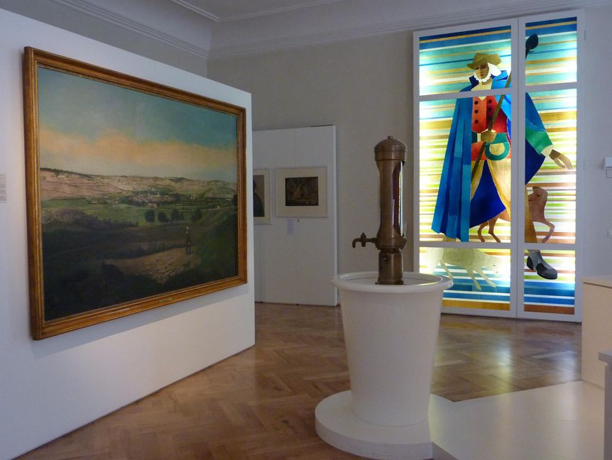Blick in den Ausstellungsbereich zur Geschichte der Kurstadt.