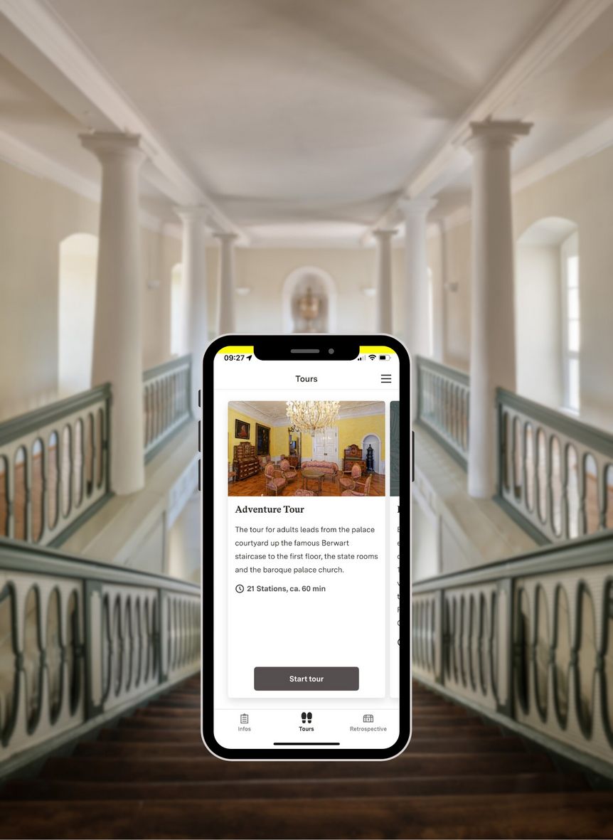 Photo: points Gesellschaft für digitale Informationssysteme mbH Mergentheim Residential Palace, discovery tour start page