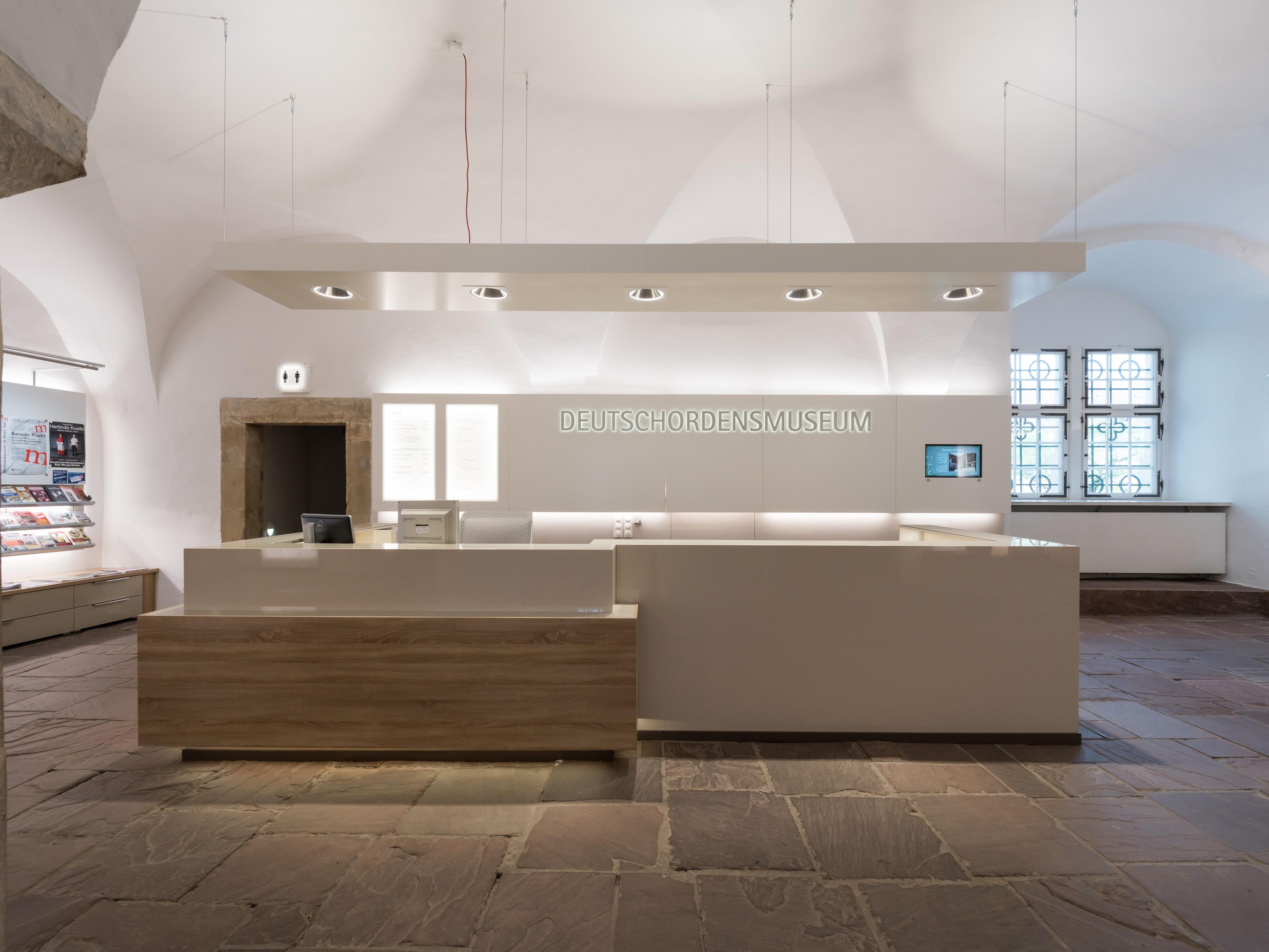 Residenzschloss Mergentheim, Empfangsbereich und Shop