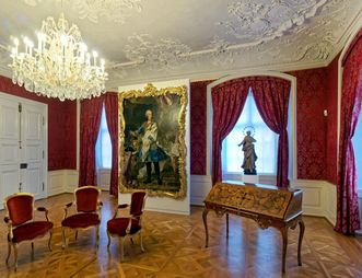 Residenzschloss Mergentheim, Schlafzimmer der Neuen Fürstenwohnung