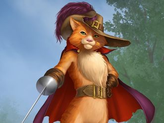 Der Gestiefelter Kater als Illustration