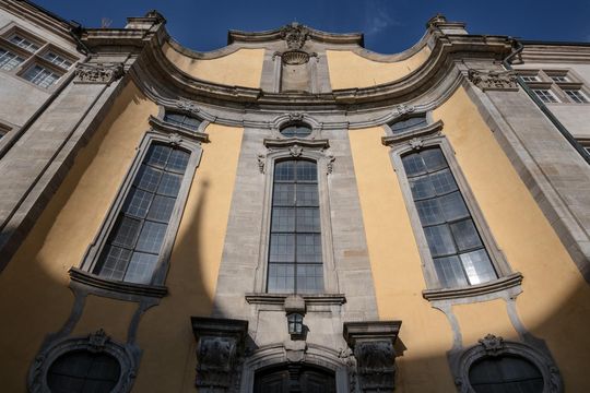 Residenzschloss Mergentheim, Fassade der Schlosskirche