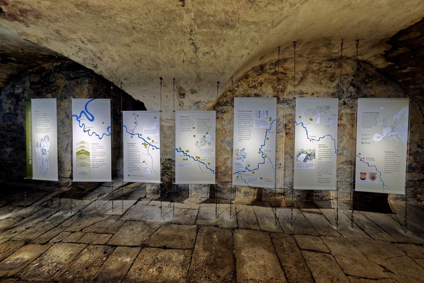 Residenzschloss Mergentheim, Innen, Ausstellung „Jungsteinzeit im Taubertal“