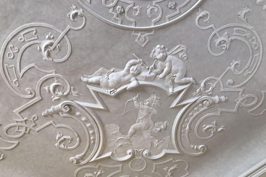 Residenzschloss Mergentheim, Stuckdecke