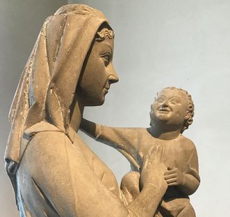 Residenzschloss Mergentheim, Sandstein-Madonna