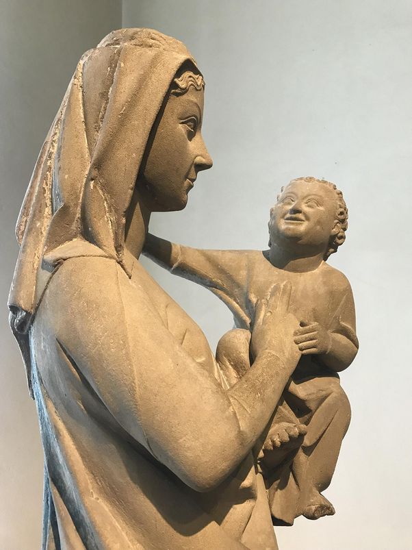 Residenzschloss Mergentheim, Sandstein-Madonna