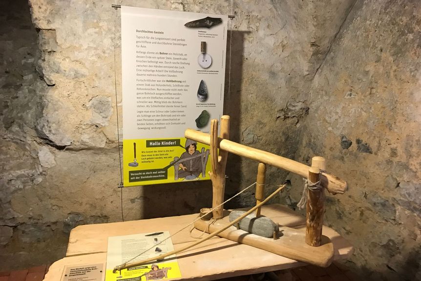 Residenzschloss Mergentheim, Innen, Ausstellung „Jungsteinzeit im Taubertal“