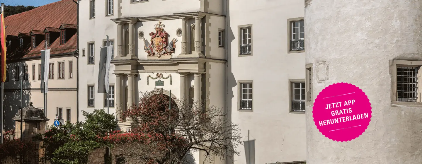 Residenzschloss Mergentheim, Digitale Tour Werbebanner App