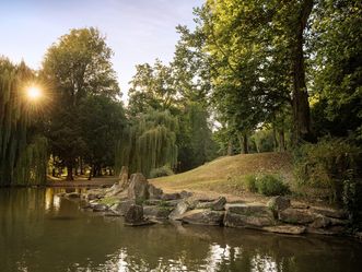 Château résidentiel de Mergentheim, parc du château