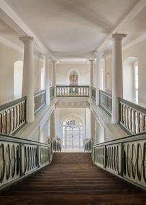 Residenzschloss Mergentheim, Treppenaufgang innen