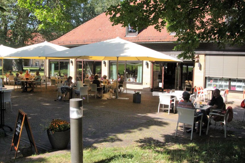 Residenzschloss Mergentheim, Außen, Café im Schlossgarten