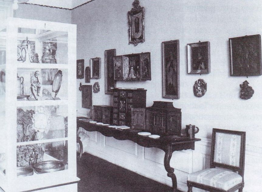 Residenzschloss Mergentheim, Raum der Adelsheim-Sammlung, 1936