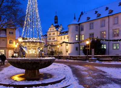 Residenzschloss Mergentheim, Aussen, Winterzauber