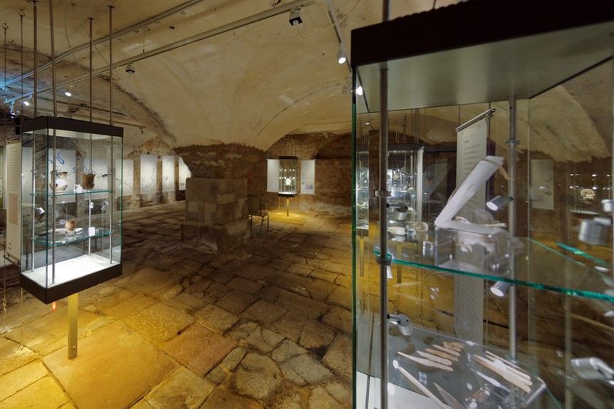 Residenzschloss Mergentheim, Innen, Ausstellung „Jungsteinzeit im Taubertal“